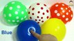 Polka Dots Water Balloons - Learn Colors with Wet Balloons Finger Family Song Nursery Rhymes