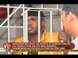 UB: Sudanese nat'l na nanipa at dumura umano kay Vice Mayor Isko, kinasuhan