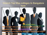 Check Out Updated Top MBA Colleges in Bangalore