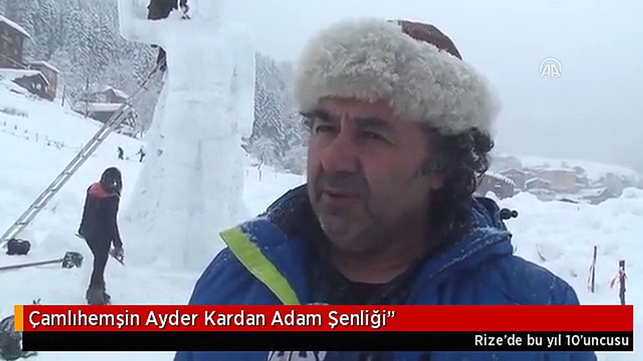 Çamlıhemşin Ayder Kardan Adam Şenliği"