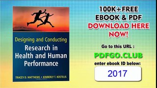 Designing and Conducting Research in Health and Human Performance 1st Edition
