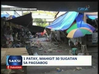 Saksi: 1 patay, mahigit 30 sugatan sa pagsabog sa M'Lang, North Cotabato