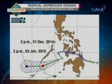 24 Oras: Bagyong Seniang, humina habang tumatawid ng Sulu Sea - PAGASA