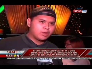 SONA: Chris Brown, hindi sumipot sa kanyang pre-New Year concert sa Bulacan