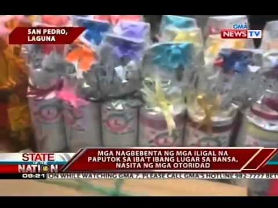 SONA: 33 tindahan ng paputok sa Guimba, Nueva Ecija, nilamon ng apoy