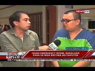 SONA: Isang emergency room sa EAMC, nakalaan para sa mga biktima ng paputok