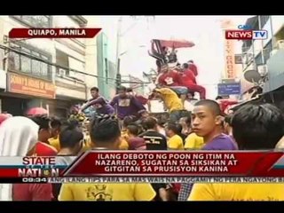 SONA: lang deboto ng Nazareno, sugatan sa siksikan at gitgitan sa ginawang prusisyon