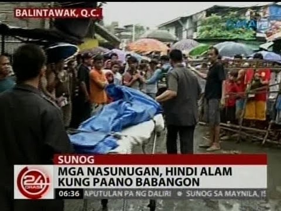 24Oras: Mga nasunugan sa Balintawak, Q.C., hindi alam kung paano babangon