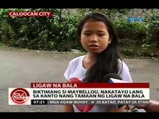 24Oras: Biktimang si Maybellou, nakatayo lang sa kanto nang tamaan ng ligaw na bala