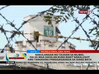 Kakulangan ng tauhan sa Bilibid, isa sa mga dahilan kung bakit nakalusot ang tangkang panggagahasa