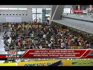 SONA: Cebu Pacific, posibleng mawalan ng prangkisa kung mapapatunayang nagpabaya