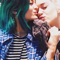 Kylie Jenner 's Green Hair Fashion