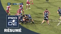 PRO D2 - Résumé Agen-Bourgoin: 34-0- J19 - Saison 2016/2017