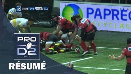 PRO D2 - Résumé Oyonnax-Albi: 54-16 - J19 - Saison 2016/2017
