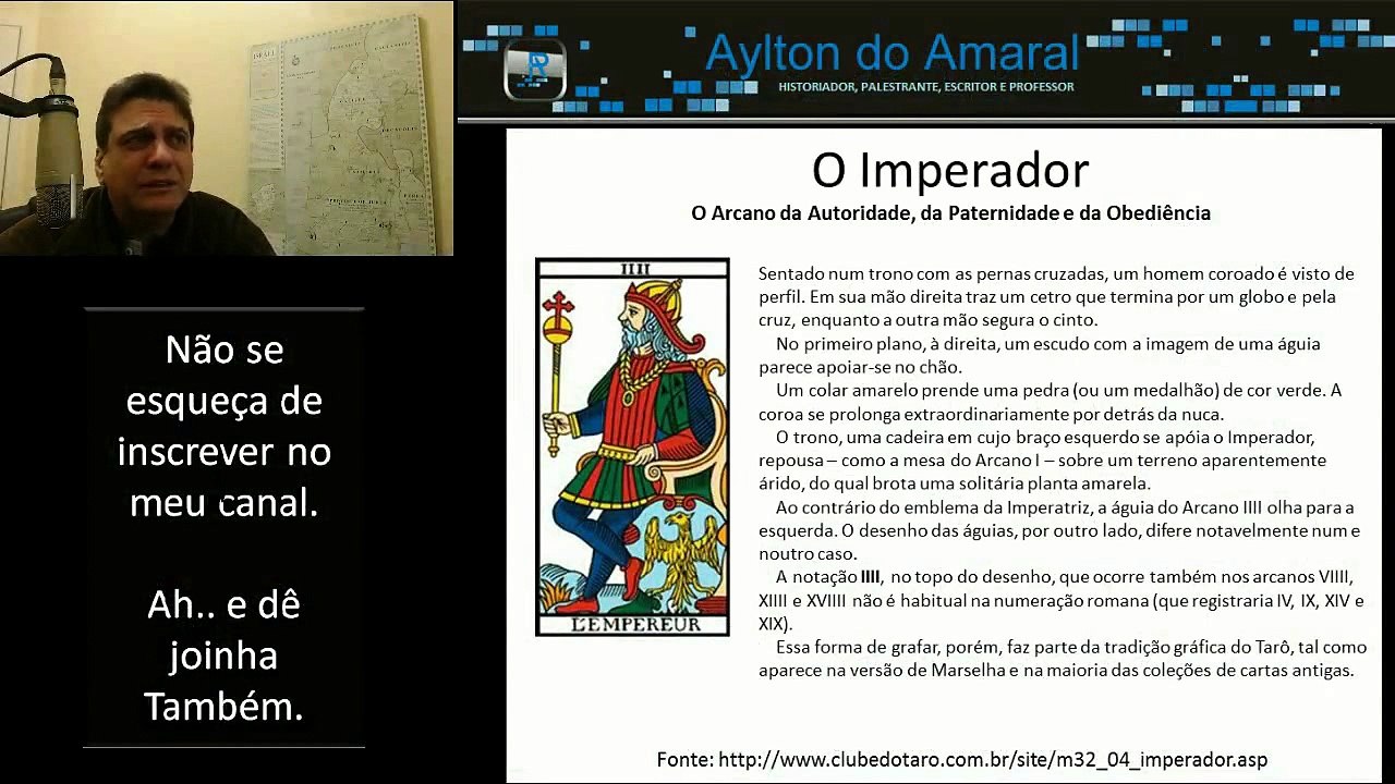 Estudando o Arcano do Tarot O Imperador (repostagem)