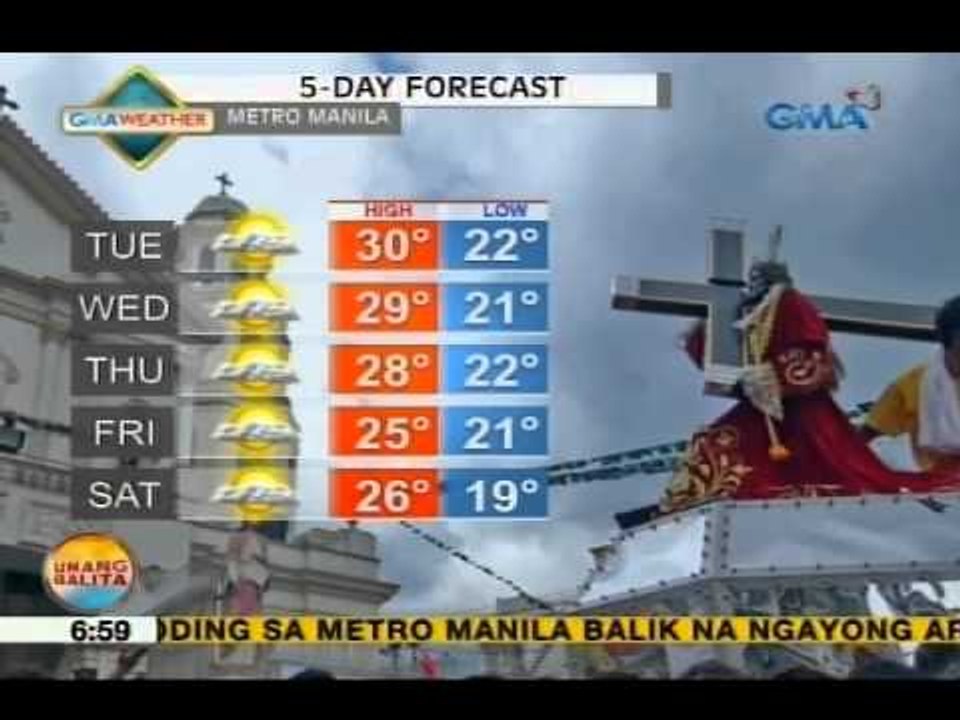 UB: Maayos na panahon sa NCR, asahan ngayong buong linggo