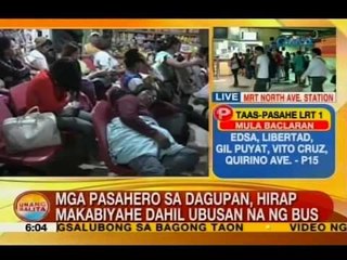 UB: Mga pasahero sa Dagupan, hirap makabiyahe dahil ubusan na ng bus