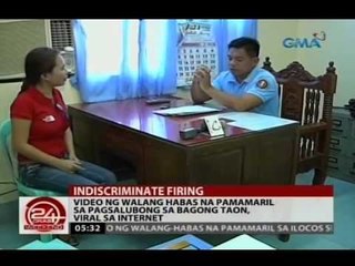 24 Oras: Video ng pamamaril sa pagsalubong ng Bagong Taon, viral sa Internet