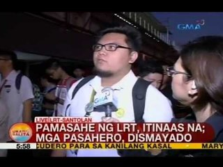 UB: Pamasahe ng LRT, itinaas na; mga pasahero, dismayado