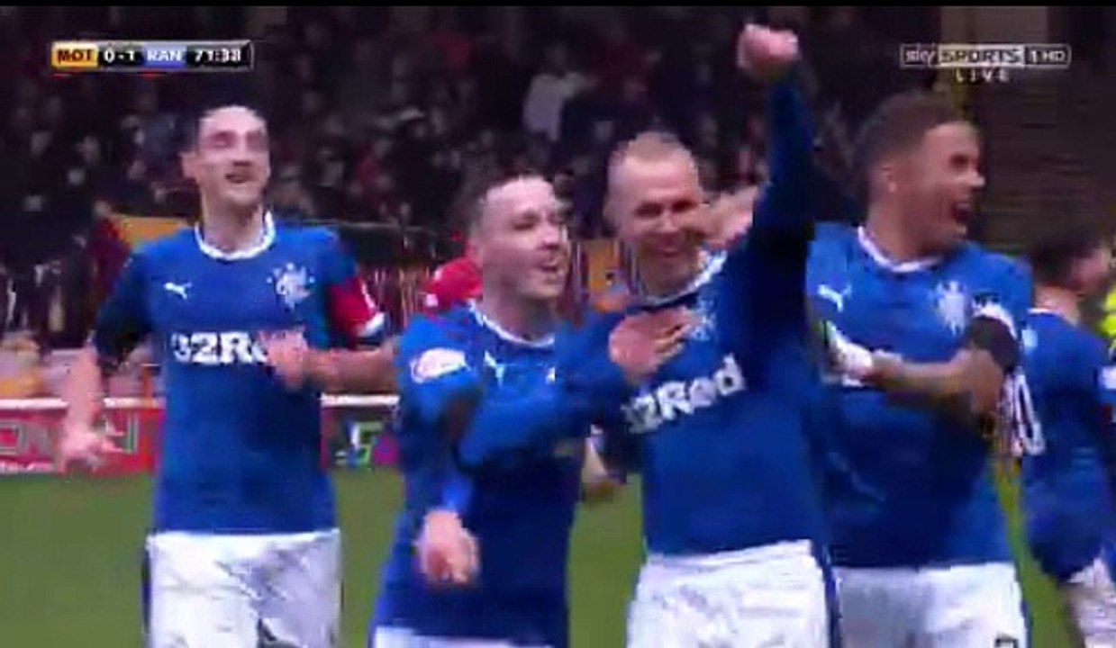 Kenny Miller GOAL HD - Motherwell	0-1	Rangers 28.01.2017