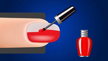 Learn Colors with Surprise Nail Art, Learning Colours for Kids Children Toddlers Baby Videos