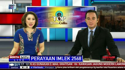 Pembagian Angpao Jadi Pemadangan Menarik di Vihara Ekayana