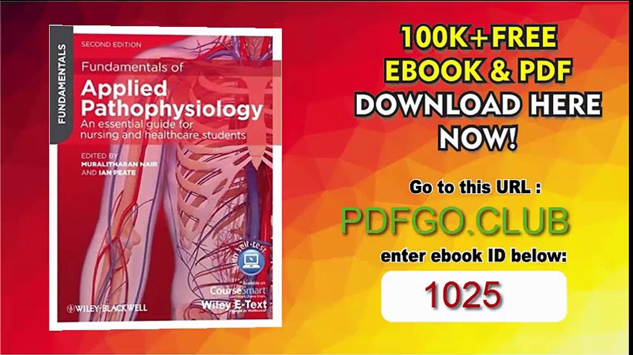 Fundamentals of Applied Pathophysiology An Essential Guide for Nursing and Healthcare Students 2nd Edition