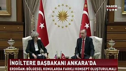 İngiltere Başbakanı ile Görüşen Erdoğan- Süreç Farklı Konuma Gidecektir