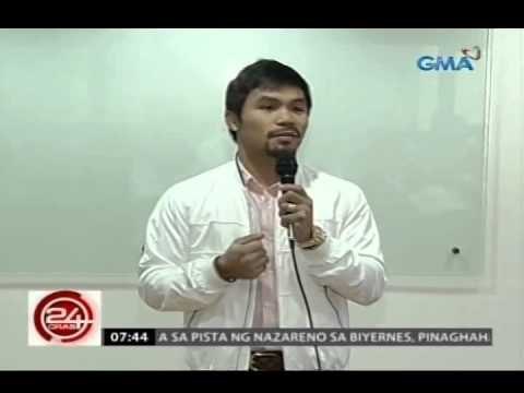 24 Oras: Manny Pacquiao, hinamon muli si Floyd Mayweather Jr. na kumasa na sa kanilang laban