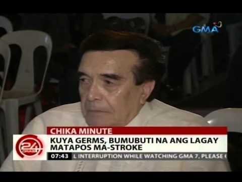 24 Oras: Kuya Germs, bumubuti na ang lagay matapos ma-stroke