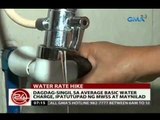 24 Oras: Dagdag singil sa average basic water charge, ipatutupad ng MWSS at Maynilad
