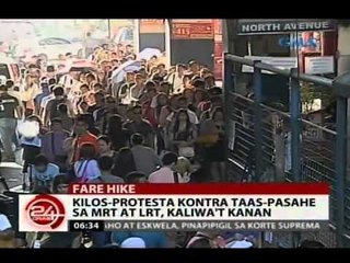 24 Oras: Taas-pasahe sa MRT at LRT, pinapipigil sa Korte Suprema