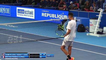 DAMM/KODAT (USA) vs MPETSHI PERRICARD/SADAOUI (FRA) - 1st round doubles - Les Petits As 2017