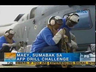 Maey B's military drill challenge | Unang Hirit