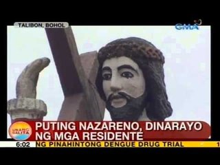 UB: Puting Nazareno, dinarayo ng mga residente sa Talibon, Bohol