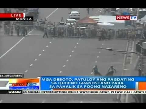 NTG: Mga deboto, patuloy ang pagdating sa Quirino Grandstand para sa pahalik sa Poong Nazareno