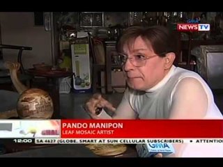 BT: Leaf mosaic, obra ng isang Pinoy artist