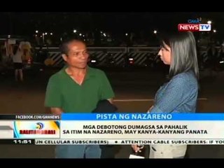 BT: Dalawang imahen ng Itim na Nazareno, inilabas para sa pahalik