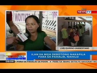 NTG: Ilan sa mga debotong nakapila para sa pahalik, nahilo