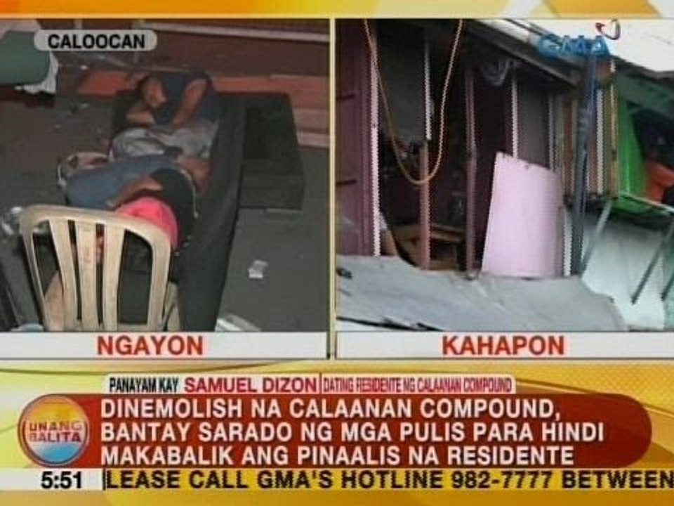 UB: Demolition site sa Caloocan, bantay sarado ng mga pulis