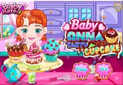Disney Frozen Anna Cooking Game: Baby Anna Tasty Cupcake For Kids in HD new