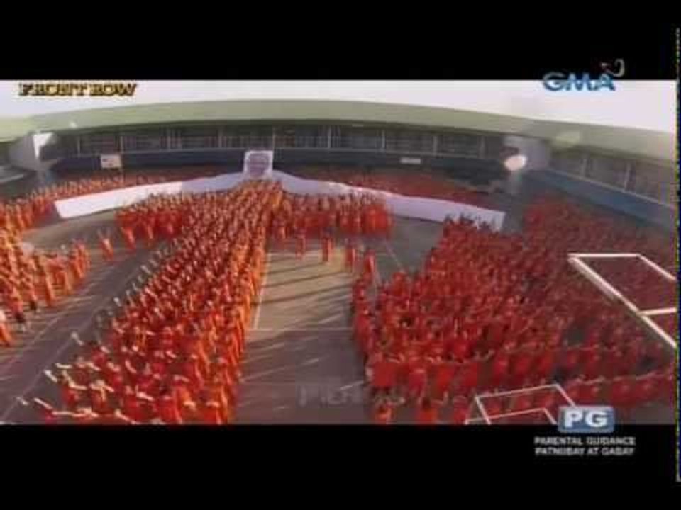 Cebu Dancing Inmates show off their moves to the tune of 'We Are All God's Children'