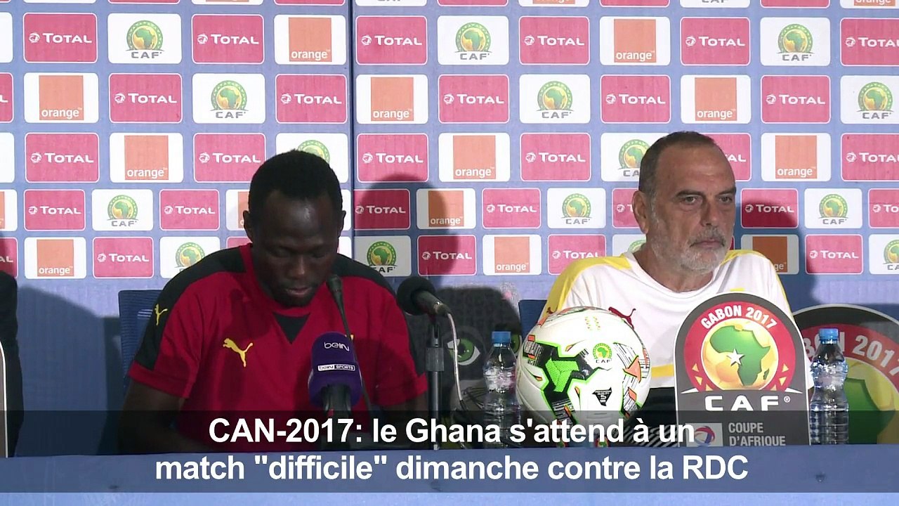 CAN-2017: le Ghana s'attend à un match "difficile" contre la RDC