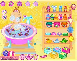 Baby Bathing Games-Baby Games-Dora Games