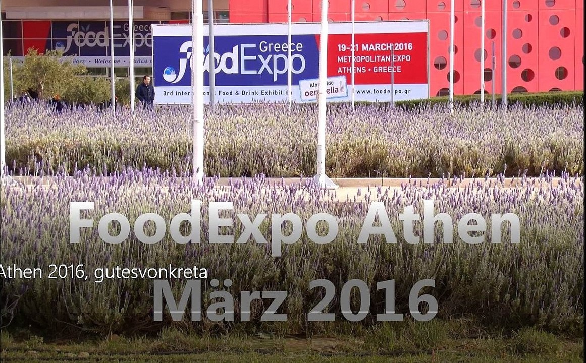 FoodExpo Athen 2016, ELIA-Gutes von Kreta - Olivenöl war dabei