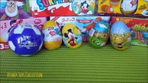 Egg Surprise Maya The bee Mickey Mouse Kinder Surprise Eggs Donald Duck Plop Football Eggs Toto !