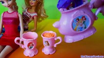 New Hasbro new sparkle PLAY-DOH Tea Party Set featuring Disney Princess Cinderella Ariel Belle