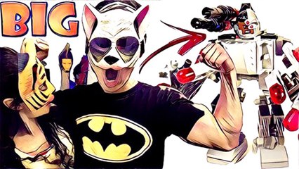 UM SUPER CYBER ROBÔ  (NOVO) BIG CYBORG EM LEGO BATMAN BEYOND GOTHAM