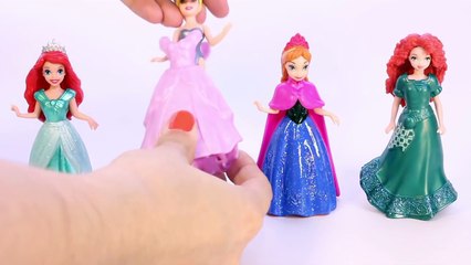 Download Video: Play Doh Disney Princess Cinderella Ariel Merida Anna Disney Princess Dolls Frozen MagiClip