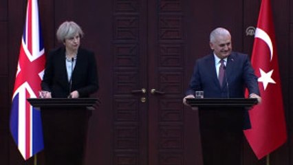 Başbakan Yıldırım ve May Soruları Cevapladı - Mülteci Sorunu